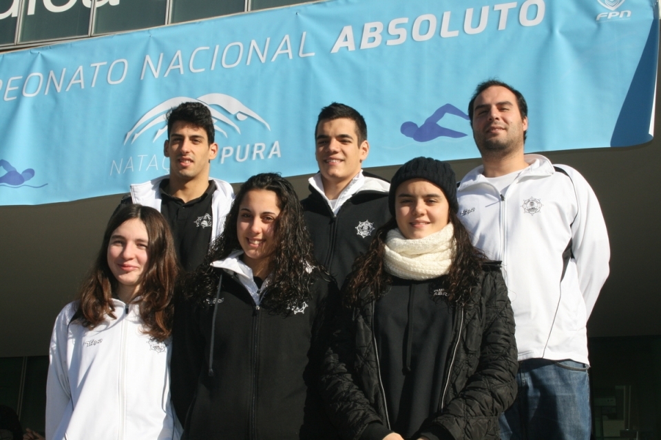  Andr Mendes, Afonso Gaspar e Nuno Valente (em cima); Ana Margarida Salgueiro, Rute Leonardo e Madalena Silva (em baixo)