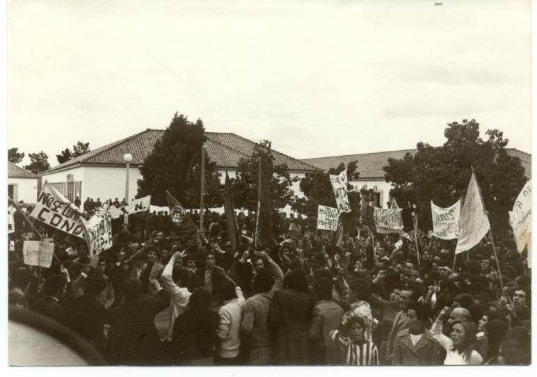 Manifestao no 1 de Maio de 1974 em Abrantes