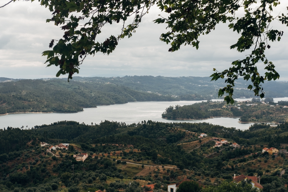 Vista sobre a aldeia de Fontes, no concelho de Abrantes
